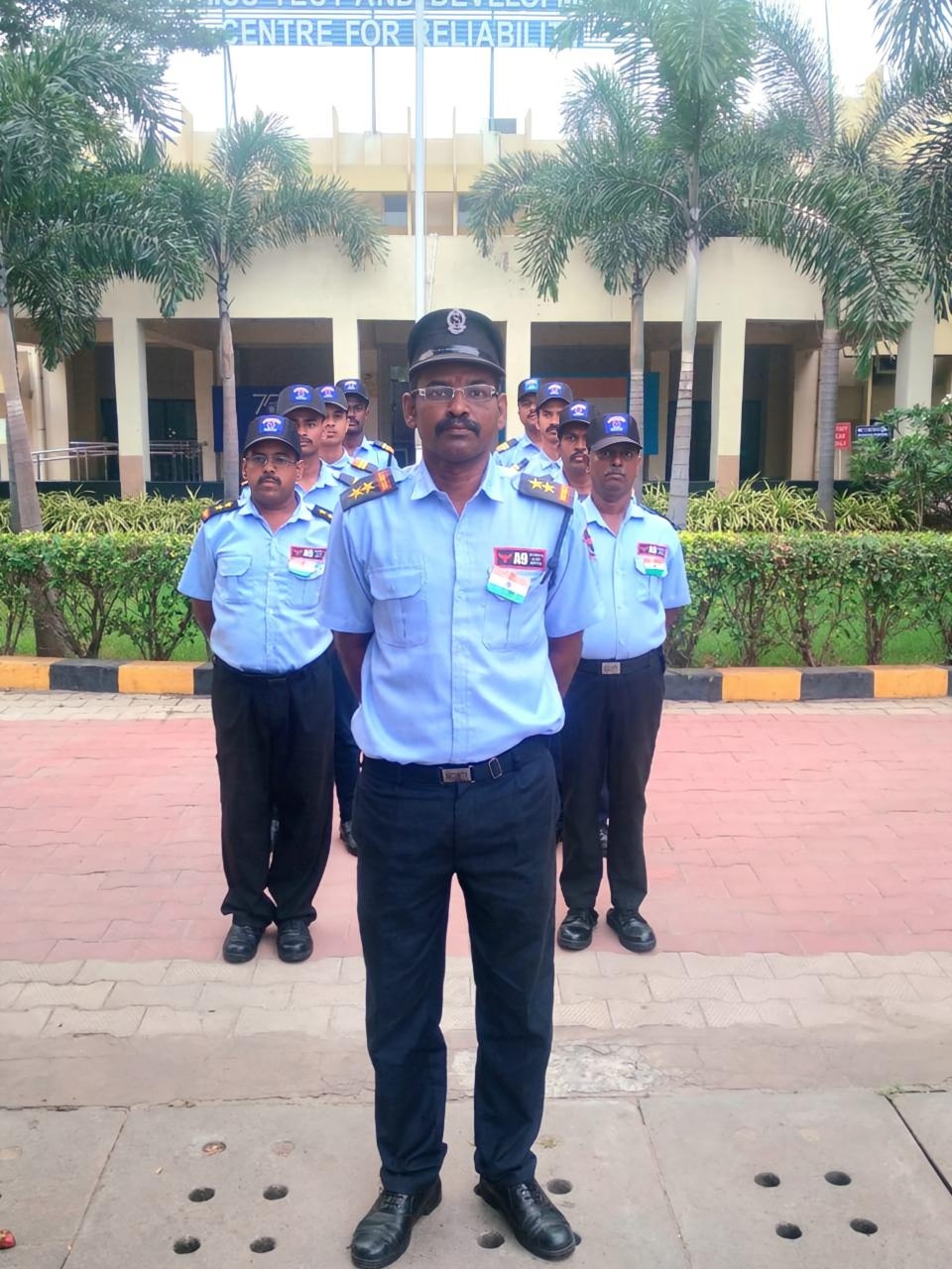 A9 uniformed personnel at client location